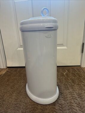 Ubbi Stainless Steel Diaper Pail white